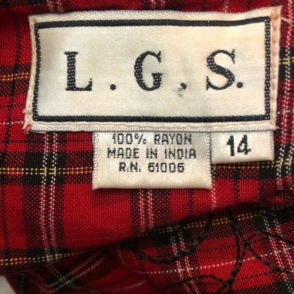 Vintage High Neck Dress Embroidered Details Women’s Size 14 - Picture 7 of 8